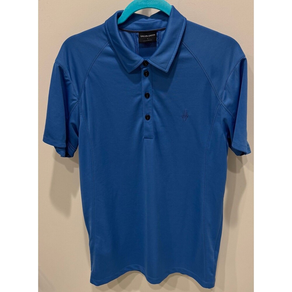 The Estancia Club - Galvin Green Golf Shirt - Men's Size Large - Blue
